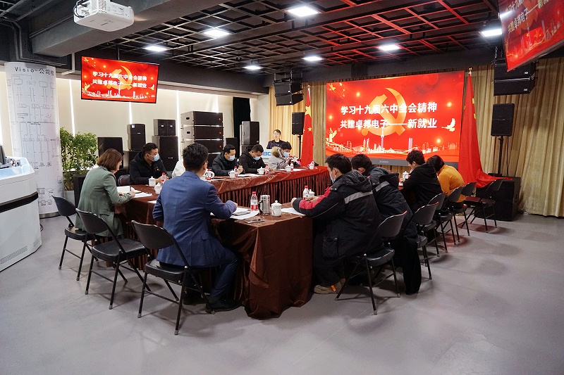 ZOBO91香蕉视频官网黨支部丨開展“學習貫徹黨的十九屆六中全會精神”主題黨日活動
