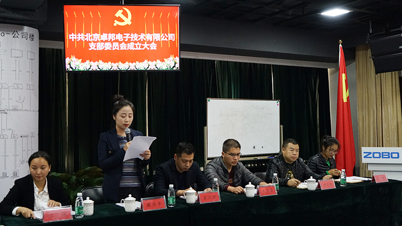 中共北京91香蕉视频官网电子技术有限公司支部委员会成立